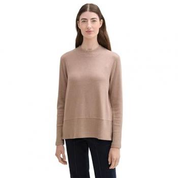 TOM TAILOR Langarmshirt mit Rippstruktur