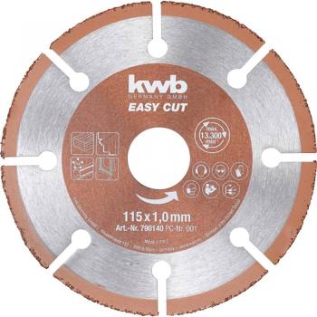 Kwb 790540 Trennscheibe gerade 125 mm 1 St. Holz, Kunststoff, Kupfer, Ø 125.00 mm