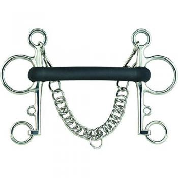 Pelham Hartgummi Stangengebiss 18mm
