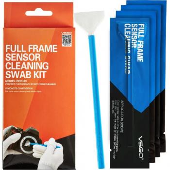 Hisopos VSGO DDR-23 para limpieza de sensor, 24mm x 10 Uds., cámaras CMOS