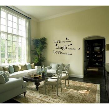 Living Bedroom “Live Laugh Love” Vinyl Sticker
