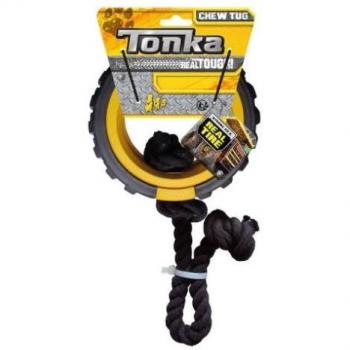 Tonka Mega Tread con Corda 38 cm – Nero e Giallo