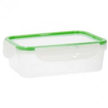 Fiambrera quid greenery 1,4 l transparente plástico (pack 4x)