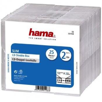 Hama Custodia Slim per CD, 25 pz
