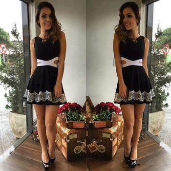 Women’s Summer Lace Patchwork Dress