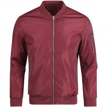 Sliktaa Bomber Rojo para Hombre XL