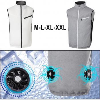 Outdoor Summer Fan Vest for Sun Protection