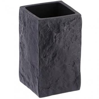 Tazza nera effetto pietra, materiali sintetici Tendance