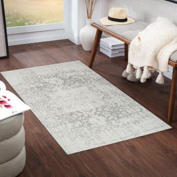 Grey Boho Vintage Juliette Rug – 80x150 cm