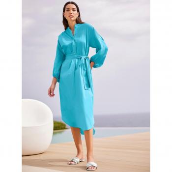 Vêtement chic en tissu turquoise – Rick Cardona 40