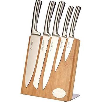 Bamboo Magnetized Knife Holder by Jean Dubost – Custom Engraving