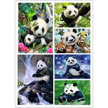 Artisanat Diamantien – Broderie d'Animaux 20×30 cm