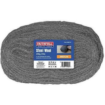 ASW112 laine d'acier Faithfull 450g indice 1-2