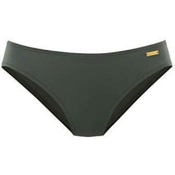 Lascana Damen Bikinihose Oliv Gr.48
