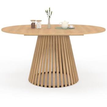 Table à Manger CARMEN Ronde 4-8 Personnes Bois