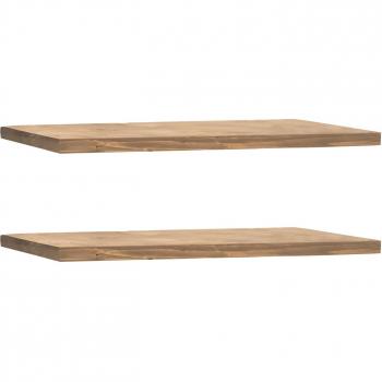 Étagères Flottantes en Bois de Sapin 80x3,2cm
