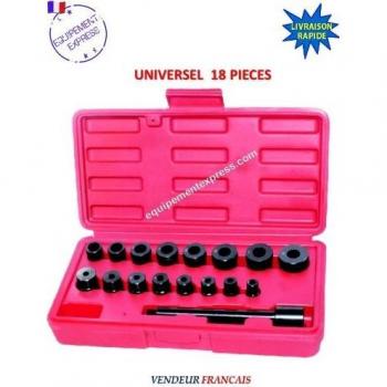 Outil de centrage d'embrayage universel avec adaptateurs (Autobest, 16 pièces)