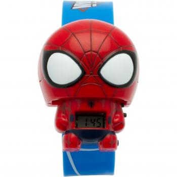 BulbBotz Marvel 2021142 Spiderman Kids Time – Kunststoff, Hintergrundbeleuchtung, LED-Display
