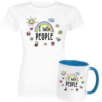 Camiseta I Hate People Mujer