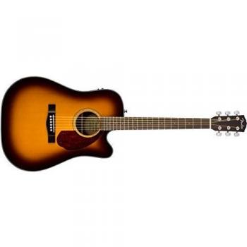 Fender Classic Design CD-140SCE Dreadnought Acoustic Electric Guitar, Sunburst