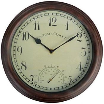 Esschert Design Eastgate Wanduhr, rund, ca. 31 cm