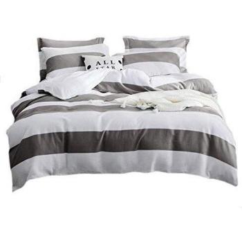 Copertura Letto Waffle UMI 100% Cotone Tinta Essenziale, Set Doppio