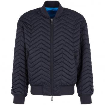Emporio Armani Reversible Bomber Jacket, Blue, Size M