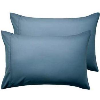 Microfibra Federe Letto Matrimoniale 50x80 Blu