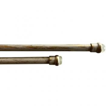 Bastone Tenda Estensibile a Pressione 60-80 Bianco-Oro