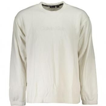 Sweat à capuche Calvin Klein blanc