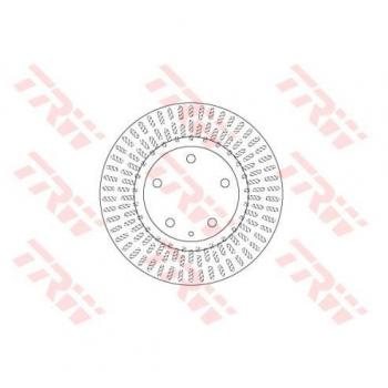 TRW DF6670 Front Brake Disc Pair