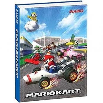 Agenda Scolastica con Immagini di Kart da Corsa di Super Mario Kart