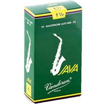 Vandoren Java Series Alto Saxophone Reeds, Box Of 10 (1.5)