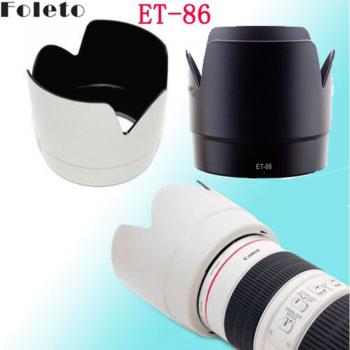 Filtro Parasol ET‑86 “Pétalos” – Negro / Blanco