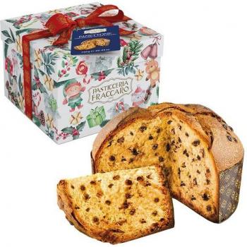 Caja Regalo Panettone Fraccaro con Chispas de Cacao