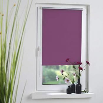 Seitenzugrollo LIEDECO, energiesparend, ohne Bohren, pink