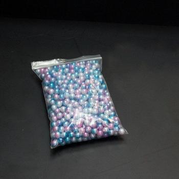 Perlen‑Acryl‑Kosmetikbehälter mit hohem Deckel