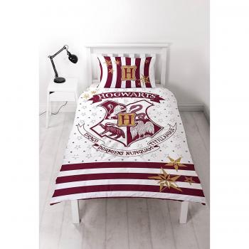 Wizarding World Single Duvet – Muggles & Hogwarts Dual Print