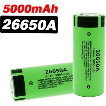 High‑Performance 3.7 V 5 Ah 26650A Li‑Ion Battery – LED Flashlight Edition