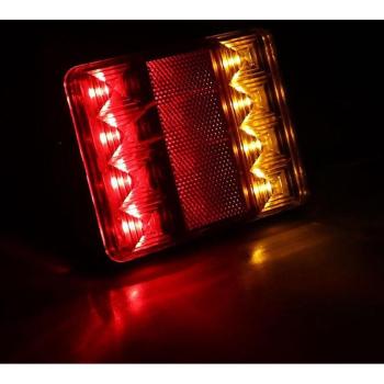 Feu arrière 8 LED pour remorque étanche