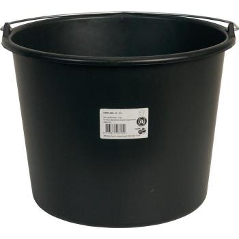 Bouwemmer 20 liter grijs
