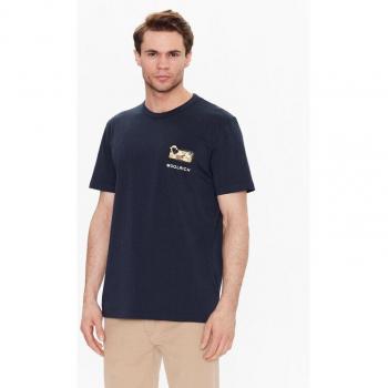 Woolrich CFWOTE0087MRUT2926 T-Shirt in Dunkelblau