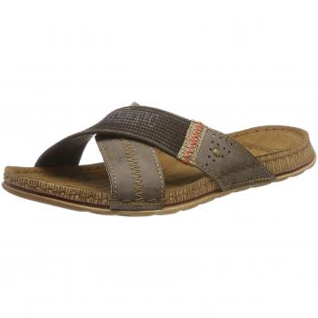Fischer Herren Lukas Pantoletten, Braun (Nuss 74), 42 EU
