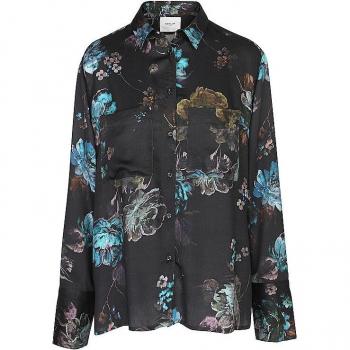 REPLAY Damen Bluse Schwarz Größe S W212174066