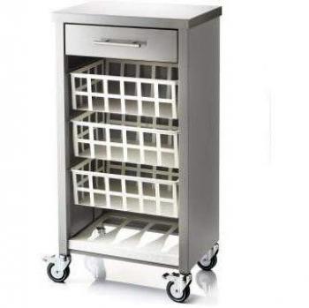 Verdulero con encimera de acero inoxidable MOHER