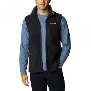 Fast Trek Fleece‑Weste – Männer – S – Tiefschwarz