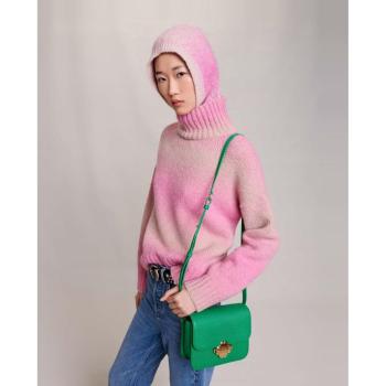 Maje Pink Wool‑Blend Sweater for Women, Large