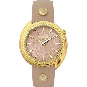 Versus Versace Beige Leather Ladies Watch