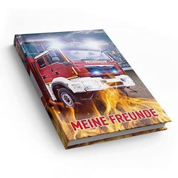Itenga Freundebuch Feuerwehr für die Schule DIN A5 88 Seiten