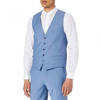 CINQUE Herren Weste Meliert Blau 44